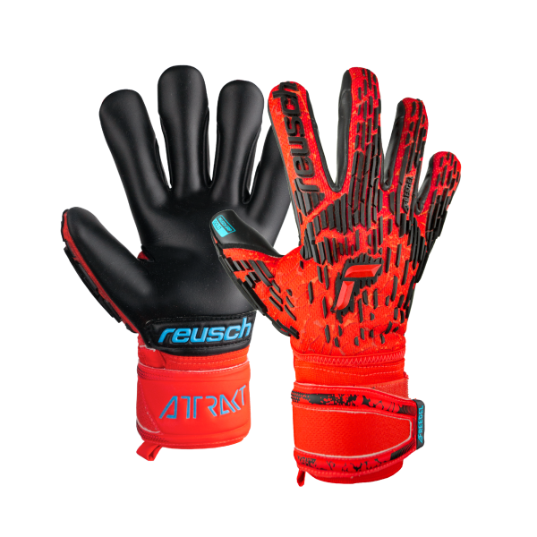 Reusch Attrakt Freegel Gold Finger Support 5370130 3333 schwarz rot 1